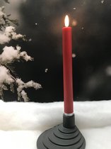 Simuflame™ LED Diner kaarsen ROOD met afstandbediening (500+ branduren)