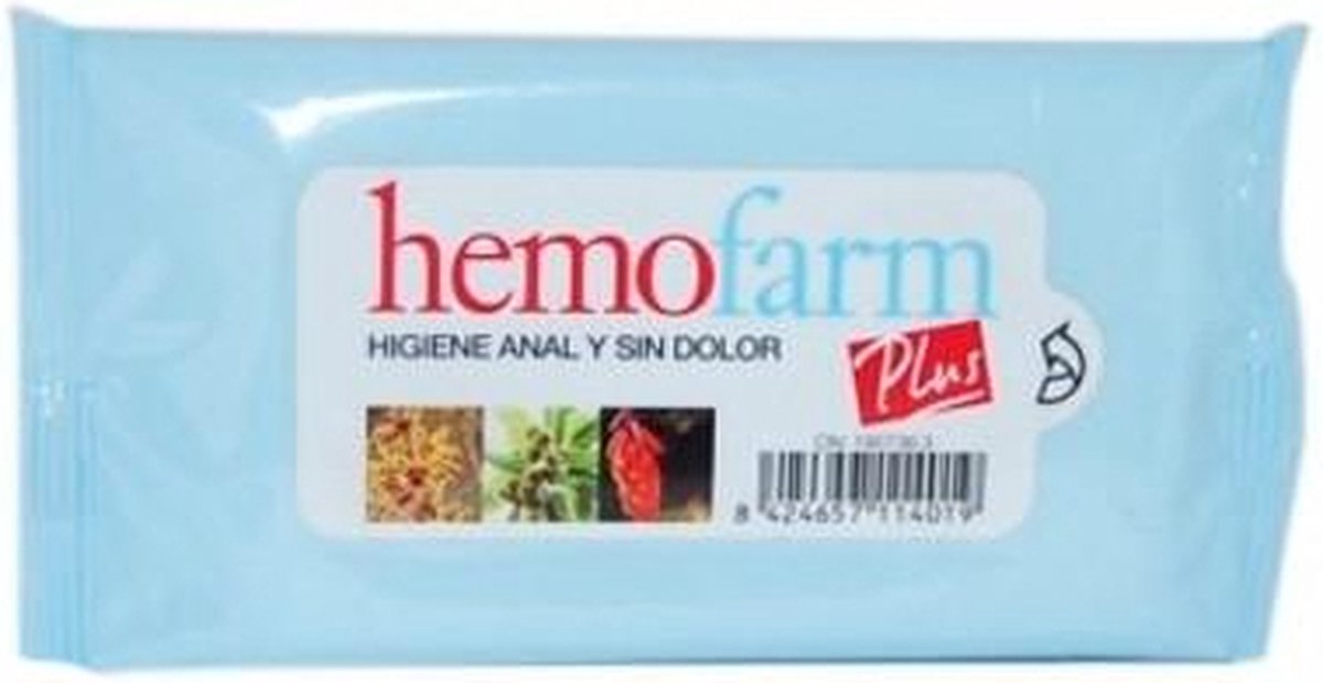 Hemofarm Plus Wet Wipes 20 Envelopes