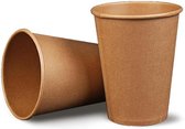 Koffiebeker Karton 70,3mm 180ml 7oz Vendingcup Bruin 200 Stuks - wegwerp papieren bekers karton – drank bekers – drinkbekers- koffie beker – wegwerpbeker – Koffiekopjes – Koffiemok