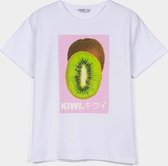 Tiffosi-meisjes-t-shirt-Kiwi-Kristel-kleur: wit-maat 164