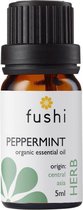 Fushi - Peppermint Essential Oil, Organic - 5 ml