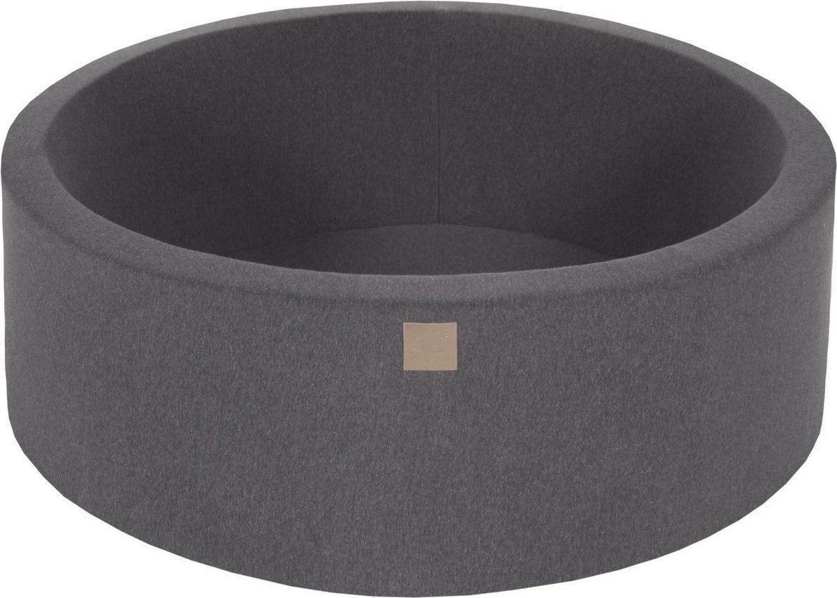 Ronde Ballenbak zonder ballen - 90x30 cm - Donker Grijs