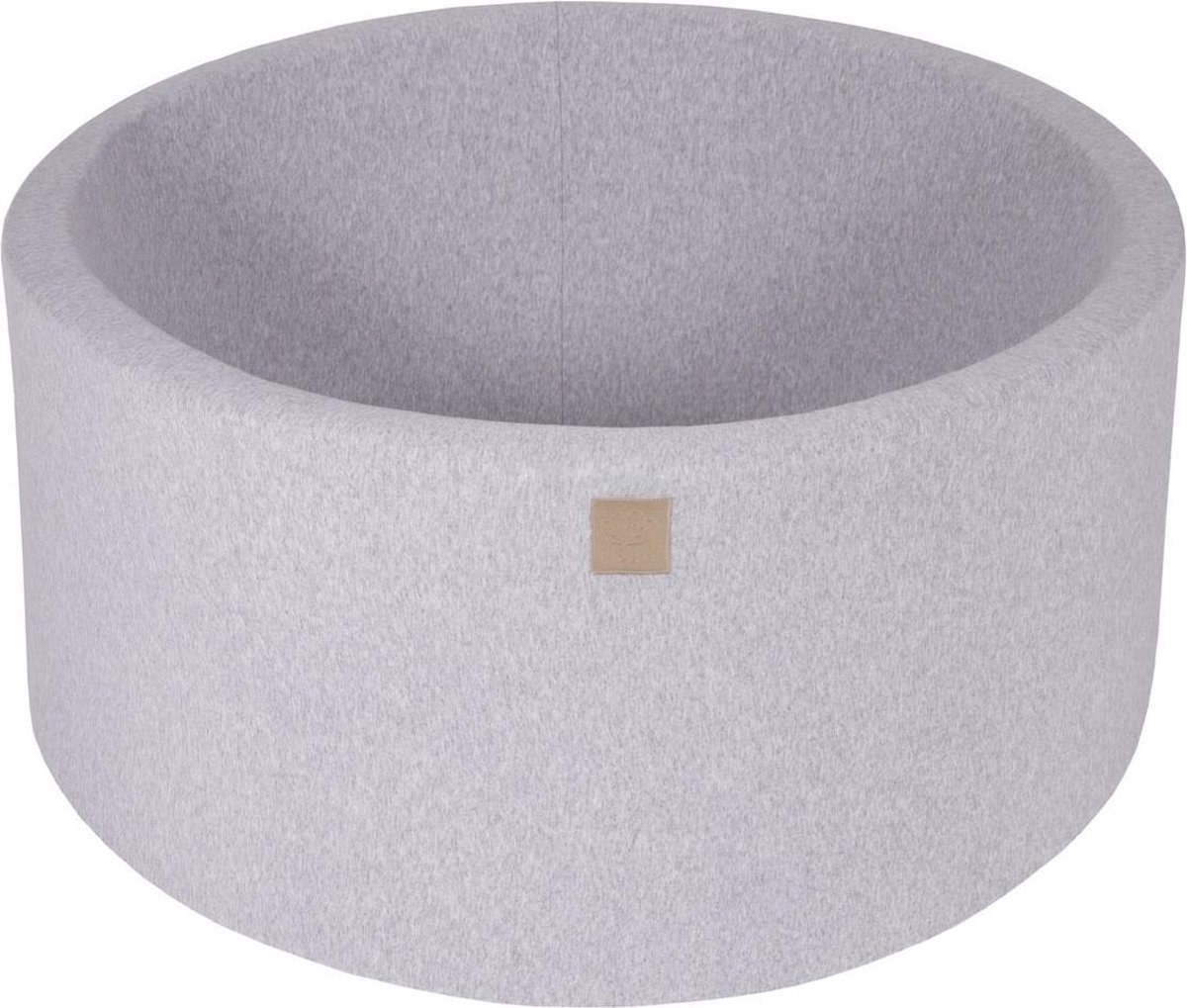Ronde Ballenbak zonder ballen - 90x40 cm - Licht Grijs