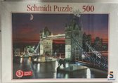 Legpuzzel - 500 Stukjes -Tower Bridge Londen - Schmidt Puzzel