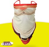 Flappy | Santa | Kerstkapje - Kerst mondkapjes | Mondkapje XXL | Gezichtsmasker | Bekend van TV & Radio | Motor sjaal | Ski Masker | Facemask | Fiets sjaal | wasbaar | mondmasker |