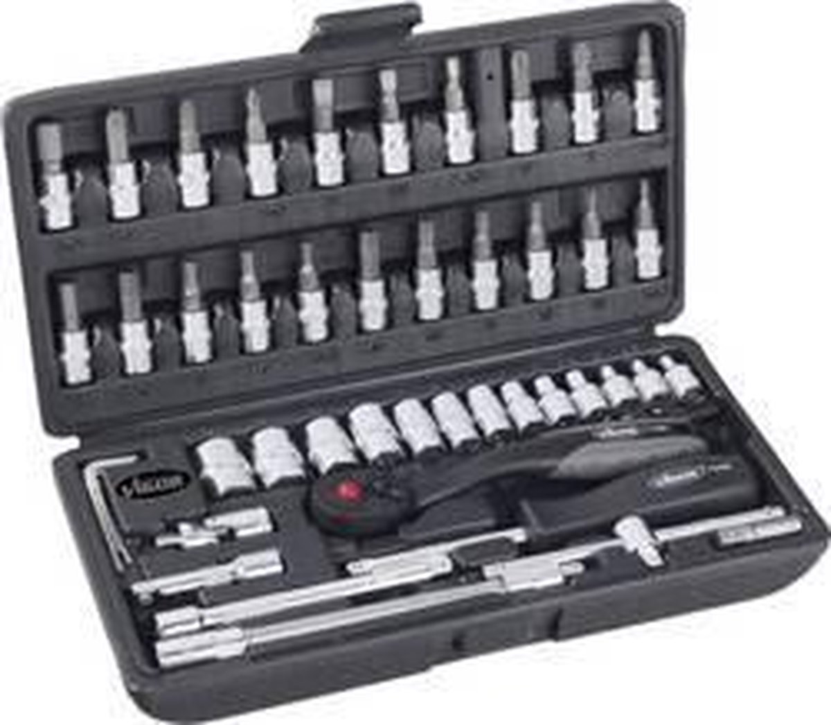 Vigor V2414 Dopsleutelset Metrisch 1/4 (6.3 mm) 46-delig