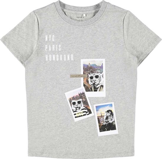 T-shirt Name it garçon - gris - NKMfaust - taille 110/116