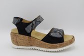 Helioform- 771.001 Sandaal kurk- blauw-h- maat 6 ( 39)