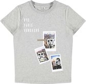Name it t-shirt jongens - grijs - NKMfaust - maat 134/140