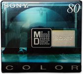 Sony 80 Min Recordable MD Minidisc Color Collection Shock ( Grey )