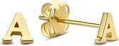 Isabel Bernard Le Marais Dames OorbellenOorknoppen Goud  - Goudkleurig (Letter O)