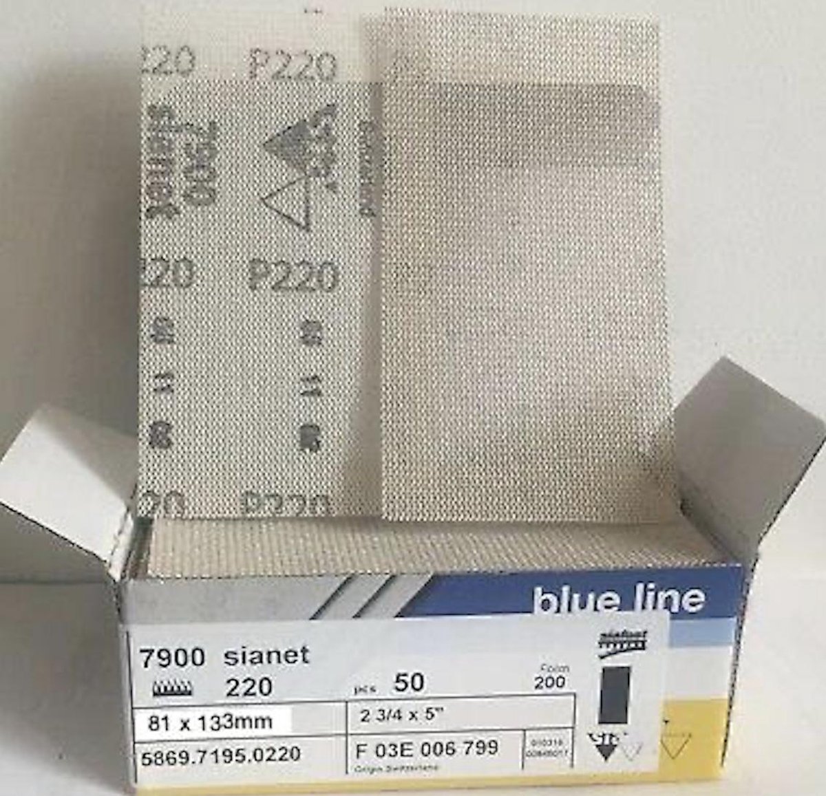 Besmettelijk Op grote schaal vaak Blue Line Machineschuurpapier P220 - 50stuks | bol.com