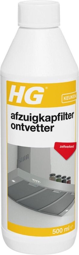 HG afzuigkapfilter ontvetter - 500ml - zelfwerkend | bol.com