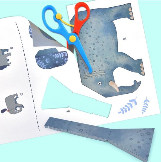 vangst vingerafdruk Trottoir MiDeer 2-in-1 Papiervouwkunst-Schaar set - Creëer Je Eigen 3D dierentuin -  origami en... | bol.com
