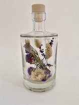 Diva Division Flower Bottle "Enchanted Forest" - Decoratieve fles met droogbloemen - Multicolor - Droogbloemen met vaas