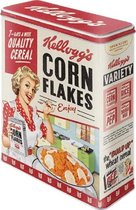 Kellogg's - Céréales de qualité Corn Flakes. Boîte de rangement