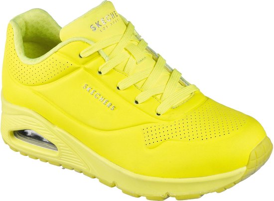 Skechers Uno Night Shades sneakers geel - Maat 37 | bol.com
