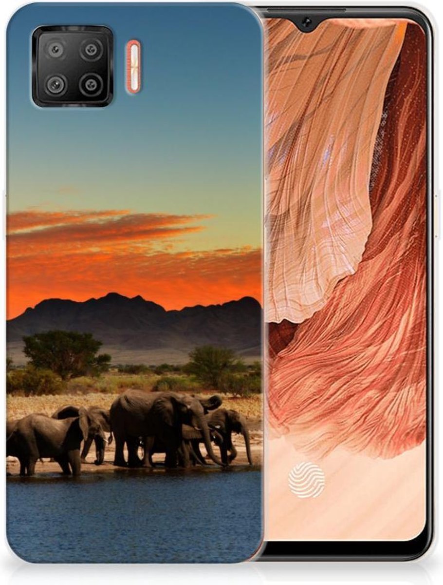 OPPO A73 4G TPU Hoesje Olifanten