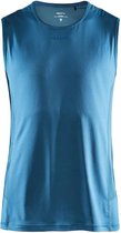 CRAFT ESSENCE SLEEVELESS SHIRT HEREN - Blauw - Maat M