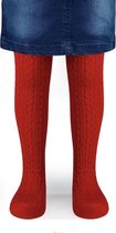 2-Stuks Rood en Grijs Kinder Maillots| CONFIDENCE IN TEXTILES| Bella Calze Tricot| 70% Katoen 20% Polyamide 10% Elastaan| Structuurdessin| Maat 3(6-8 jaar)