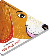 Kinderboeken De Vier Windstreken Dieren - Wie zegt wat (karton). 1+