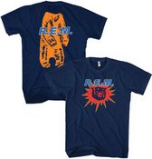 R.E.M. Heren Tshirt -M- Bear Burst Blauw