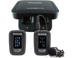 Saramonic Blink 500 Pro, draadloze lavalier set met ontvanger voor op camera en 3.5mm mini jack Saramonic Blink 500 Pro, draadloze lavalier set met ontvanger voor op camera en 3.5mm mini jack