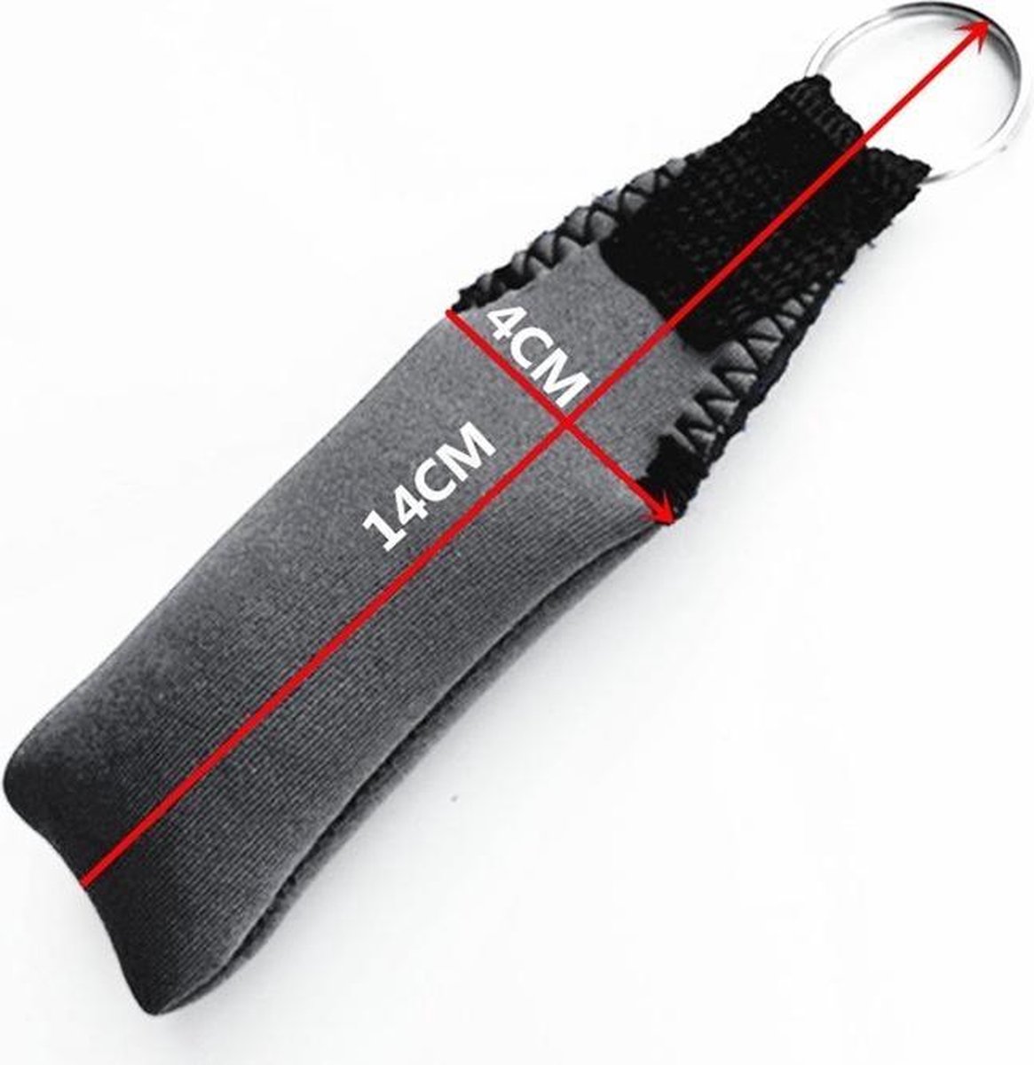 Neopreen drijvende sleutelhanger - 14cm - BLAUW — afbeelding 2