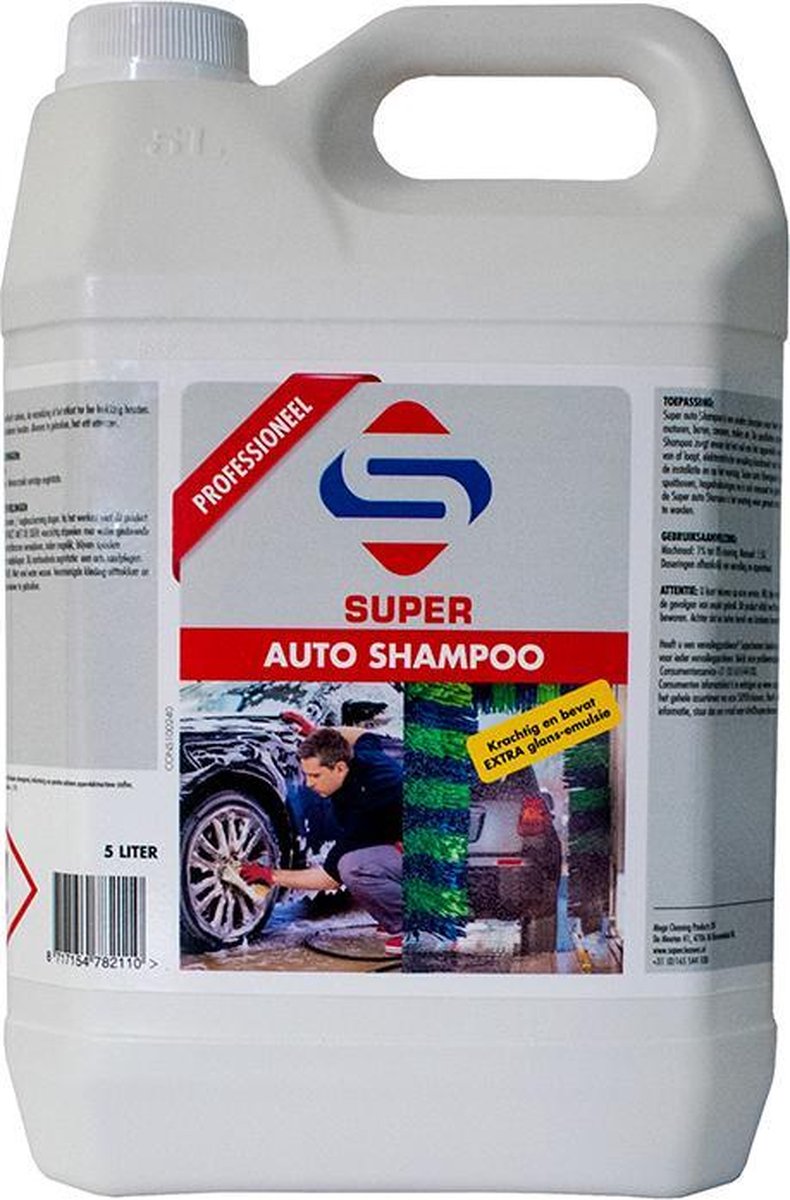 SuperCleaners Reiniger Super Auto Shampoo voor auto's, vrachtwagens, motoren, boten,
