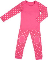 Corazon Biologische Kinderpyjama roze polka dot - 80/86