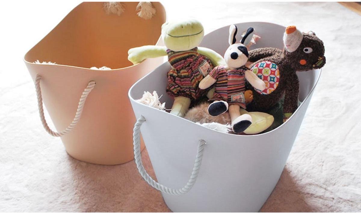 Panier De Rangement Balcolore S 7l Blanc - Hachiman