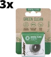 3x Jordan Green Clean Floss 30m - Pack économique