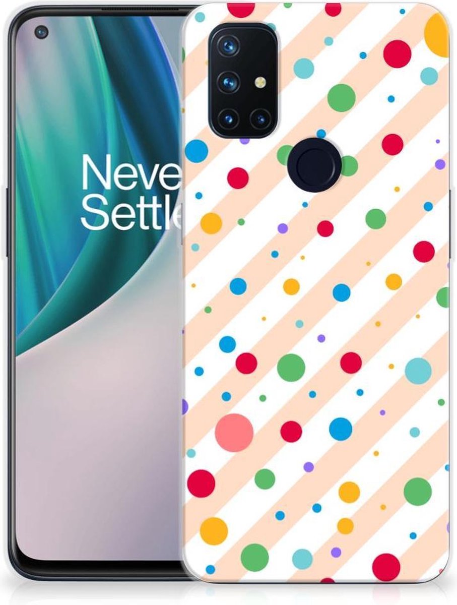 TPU Hoesje voor OnePlus Nord N10 5G TPU bumper Dots