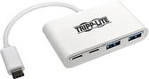 Tripp-Lite U460-004-2A2C USB 3.1 Gen 1 USB-C Portable Hub with 2 USB-C Ports and 2 USB-A Ports, Thunderbolt 3 Compatible TrippLite