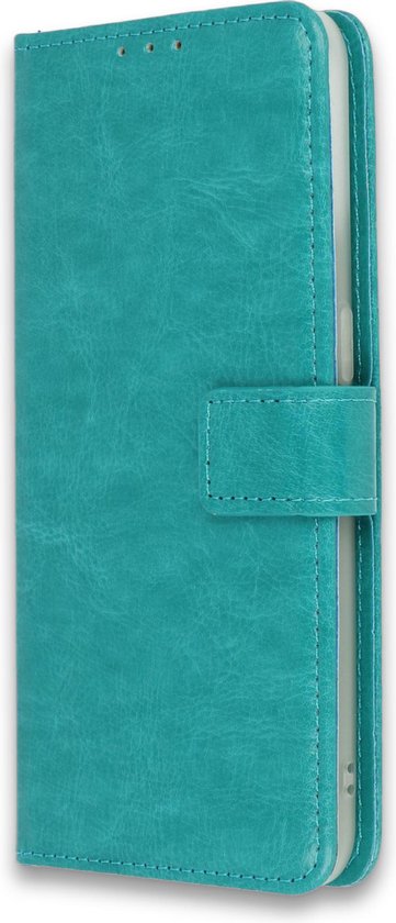 Motorola Moto E7 Power & E7i Power Case Turquoise - Wallet Book Case - Porte-cartes & Languette magnétique