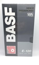 BASF E-120 video broadcast VHS / VHS videoband / video cassette