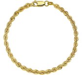 N-joy trendstyle 14 k geelgouden armband 2883