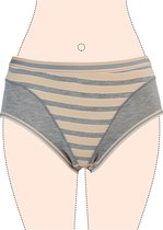 Dames slips 3 pack gestreept geel XL