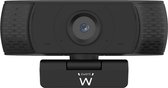 Ewent EW1590 webcam 2 MP 1920 x 1080 Pixels USB Zwart