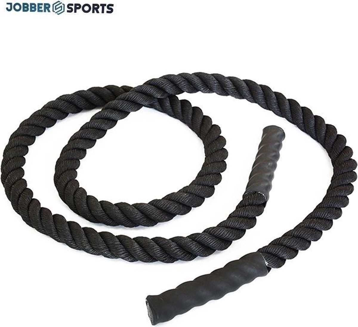 Jobber Sports - Heavy Jump Rope - Crossfit - 4cm - 2,5 kg - Zwart