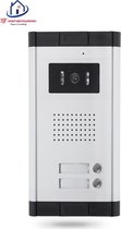 Home-Locking buiten bedieningspaneel voor appartementen drukknoppen boven elkaar inbouw voor deur videofoon 4 draads.DT-1111