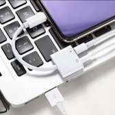 Xssive Oplaad en muziek adapter 2 in 1 Adapter lightning&lightning