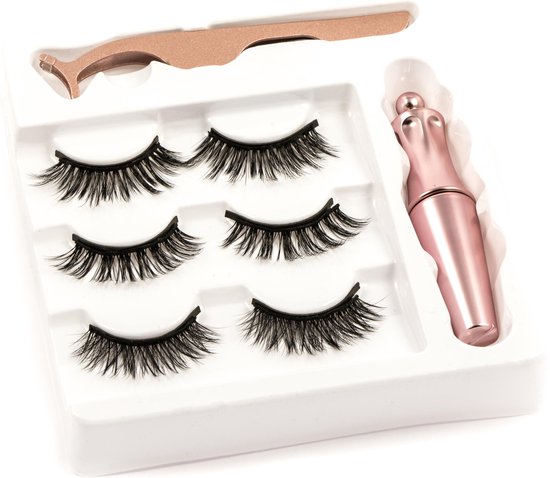 SouSou Beauty® Magnetische Eyeliner Met Magnetische Wimpers - Volledige Set Inclusief Magnetische Eyeliner En Wimpertang