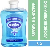 Medex - Handzeep - Antibacterieel - Navulling - 6 x 650 ML