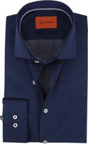 Suitable Overhemd WS Dots Donkerblauw - maat 40