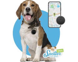 Spotter® Dé Kleinste Hond GPS tracker - Zéér nauwkeuring - Honden GPS Zonder Abonnement - Voor Kleine en Grote honden - Waterdicht - Nederlands merk - Inclusief simkaart - Gemakkelijk bevestigen - Nederlandse klantenservice - 40.000 gebruikers