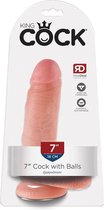 7" Cock with Balls - Flesh - Realistic Dildos
