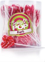 Swigle - Hartjes lolly- mini hart- 50x 12 gram
