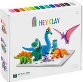 Hey Clay Dinosaurs Creative Plastic Set CREATIEVE MASSA 18in1