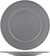 Inci Dinerbord - Plat - Mat Donkergrijs - Ø 28cm